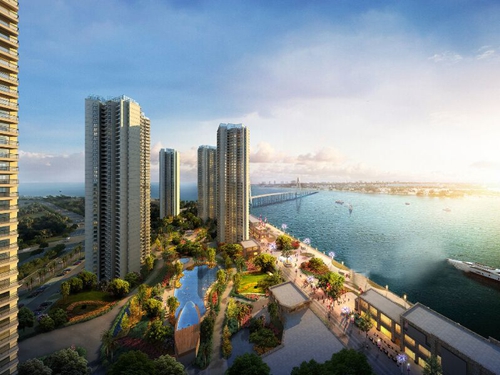 万科航海未来城实景图